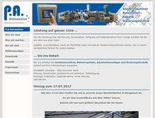 Tablet Screenshot of pa-automation.com